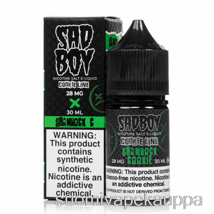 Vape Box Shamrock Cookie - Sadboy Suolat - 30ml 48mg